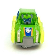 Paw Patrol Mighty Pups Charged Up True Metal Rocky Vehicle Car Die Cast 1:55 EUC