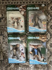 2003 NECA Reel Toys Gremlins Complete Set Of 4 Action Figures MOSC