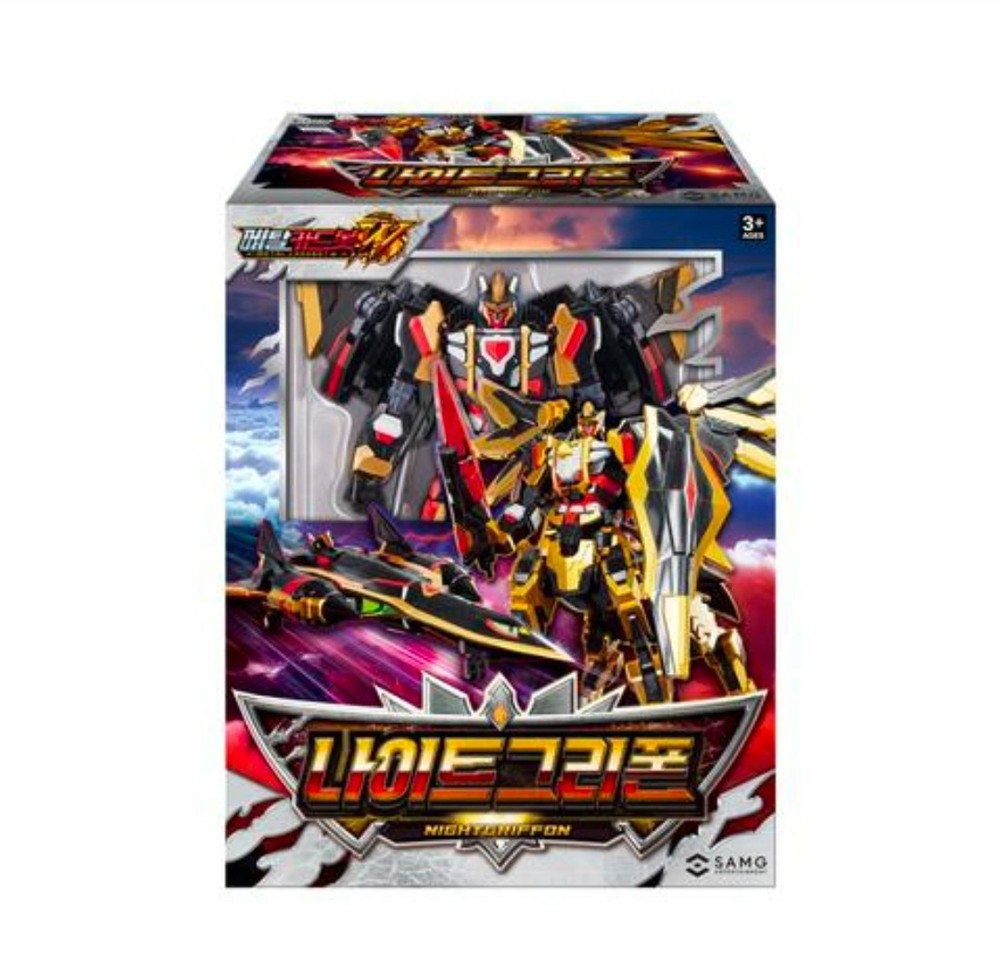 Metal Cardbot W Season 3 NIGHTGRIFFON Transformer Robot Night Griffon Korea Toy