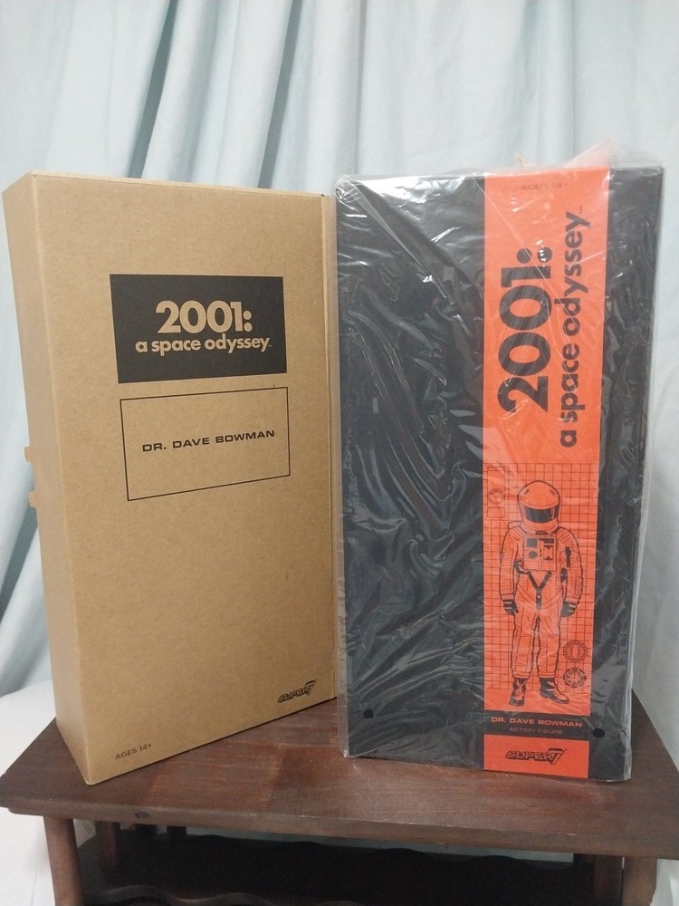 Super7 2001 A Space Odyssey Ultimates Dr. Dave Bowman 7″ Action Figure NEW w Box