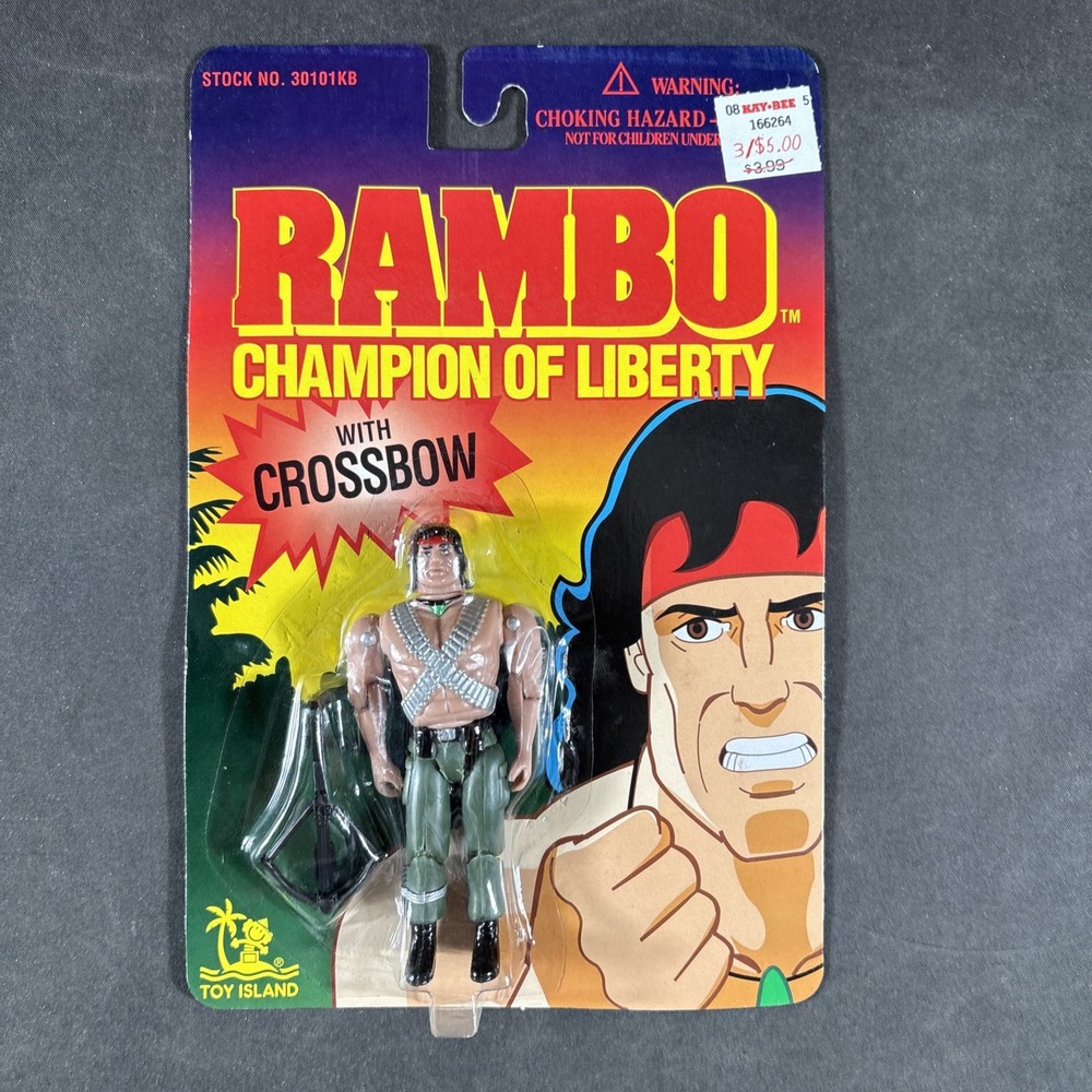 RAMBO CHAMPION OF LIBERTY CROSSBOW ACTION FIGURE TOY ISLAND ACTION FIGURE NEW