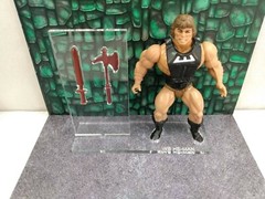 MOTU WB He-Man Acrylic Base Set For Vintage Figure* No Toy Included *