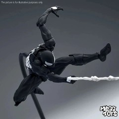 Mess Toys Spider-Man Symbiote Black Suit Neighbor Peter Parker 7″ Action Figure