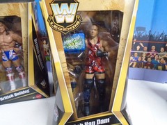 WWE Complete Set of 4 Bulldog RVD Bobby Heenan Hennig Elite legends 29 figures