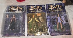 Buffy the Vampire Slayer LOT●3 Action Figures Moore Collectibles GILES Cordy Dru