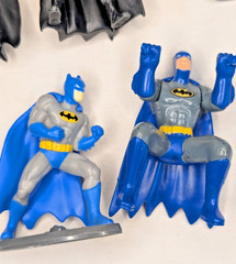 BATMAN Dark Knight PVC & Figure Lot x11 Batcycle Rider Hallmark Wheelies BTAS
