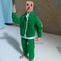 1/12 Casual Sports Hoodie Pants Trousers Clothes Set for 6″ Male Action Figure