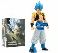 Dragon Ball Super Saiyan God Blue Hair Gogeta PVC Action Figure Toy Gift
