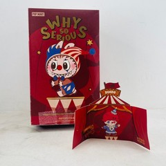 POP MART Why So Serious Series Dimoo Pendant Plush Toy Doll – Flame Clown