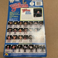 WWF LJN wrestling superstars Bobby “the brain” Heenan wrestling figure W/Poster