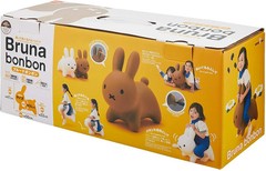 Ides Bruna Bon Bon Miffy Brown Soft Bounce Chair Bounce Riding Rabbit Toy