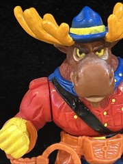 Monty Moose 100% Complete Teenage Mutant Ninja Turtle TMNT 1992 Playmates Figure