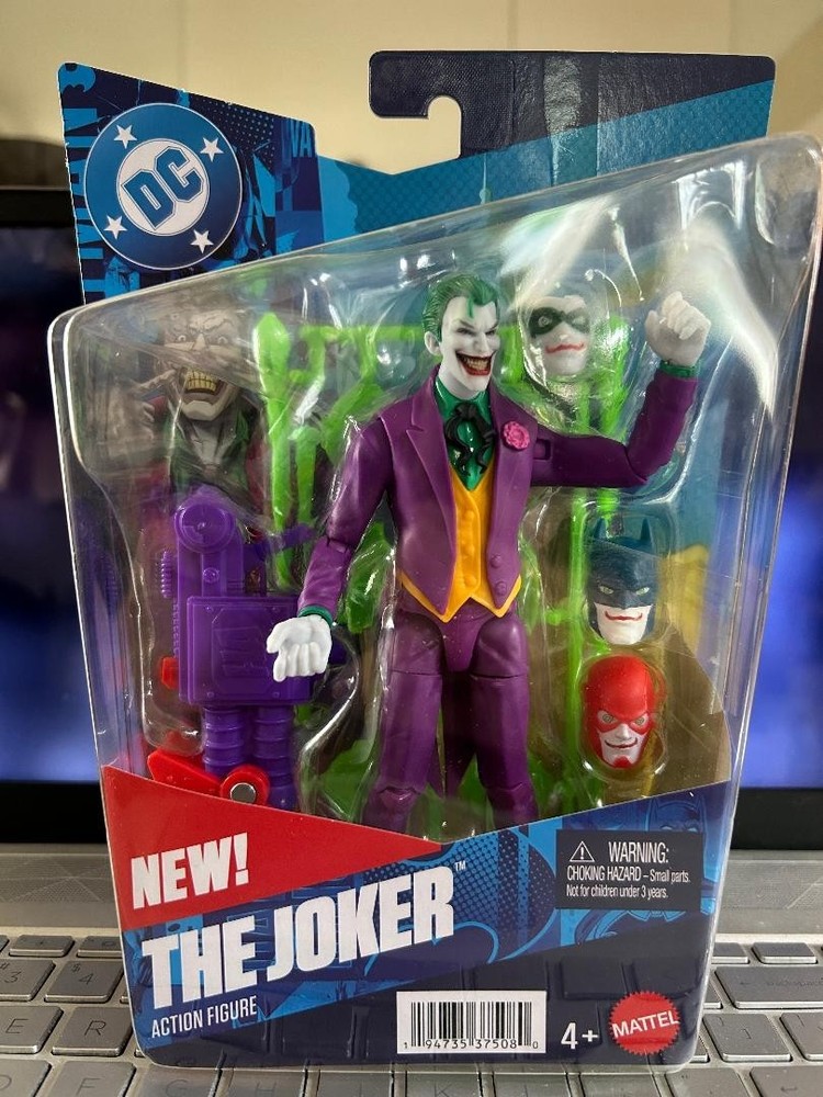 MATTLE 6 1/2 INCHES TALL DC THE JOKER PREMIERE WAVE 1 ACTION FIGURE!
