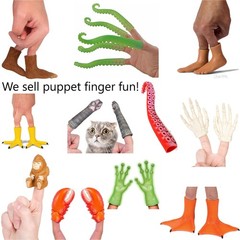 Finger Tentacles (Set of 5) Octopus Sea Creature Hand Puppet Toy – Archie McPhee