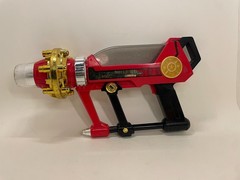 1996 Bandai Power Rangers Zeo Cannon Red/Black/Gold Used