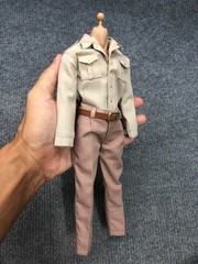 1/6 Custom Old Indiana Jones Harrison Ford Suit for body Action Figure 12 inch