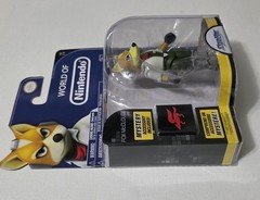 World Of Nintendo Fox McCloud Star Fox 4.25” Figure Jakks Series 1-3 NICE! RARE!