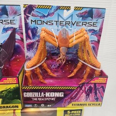 GODZILLA VS KONG Hollow Earth 6″ Figures + MonsterVerse Ion Dragon Scylla Lot 4