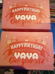 Yaya Happy Birthday One Year Old Blind Box Lot 2 Sealed Figures Kawaii Gift