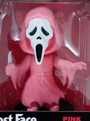 4.5″ PINK + BLOODY GHOST FACE SCREAM Bobblehead CultureFly Horror Icon Halloween
