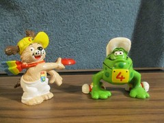 Vintage 1981 Wallace Berrie RAINBOW KIDS PVC Figures X 13 Made In Portugal