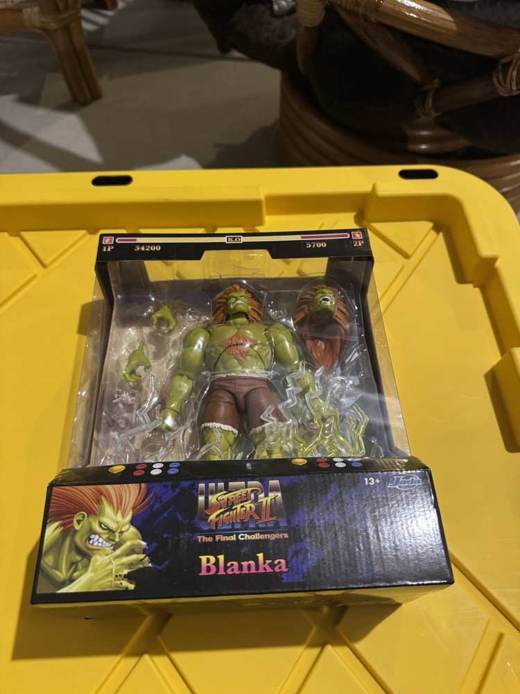 Jada Street Fighter II Blanka Deluxe Action Figure – 1:12 Scale