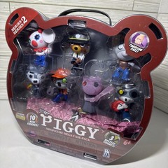 Piggy: Series 2 Mini Figures 10pk ( 3 Mystery ) With DLC Code And Carrying Case!