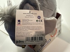 NRFB 2007 DR. SEUSS “HORTON HEARS A WHO “ PLUSH BLOCKBUSTER EXCLUSIVE