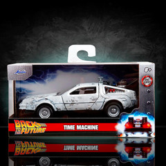 Back to the Future – Hollywood Rides – Time Machine Frost 1:24 Scale Die-Cast