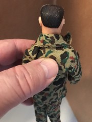 Deluxe Reading 1966 Topper Toys The Tigers 6.5″ Figure The Rock with Grenade