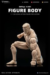 GWToys G001 1/12 Super Flexible Muscular Male Body w/Head 6″ Action Figure Doll