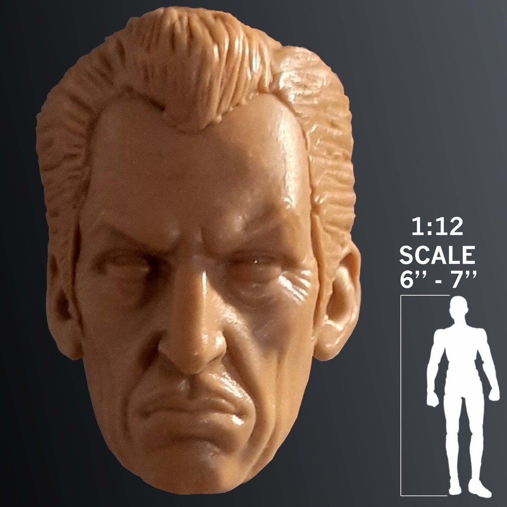 Dr. Phibes House Of Wax Vincent Price Custom Head Cast 1:12th scale