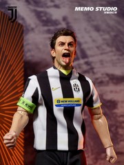 Football Stars Memoirs Studio 1/6 Del Piero Figure Roaring Head