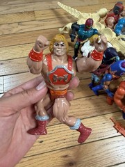 Vintage MOTU Battle Bones 1984 w/12 Figures He-Man Masters of the Universe Retro