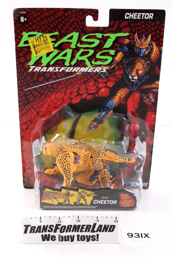 Transformers Beast Wars Wal-Mart Deluxe Cheetor Reissue Sealed MISB MOSC