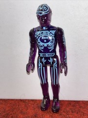 Vintage Original Tomy Tron Purple Action Figure 1981 No Disk -VG