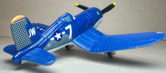 Disney Planes Skipper Navy Fighter Plane Jolly Wrenches Deluxe Diecast 1:55 FC