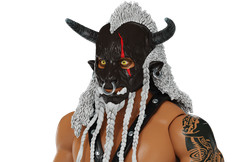 Black Taurus “The Beast Mortos” Legends of Lucha Libre Premium 1:12 Scale 6″