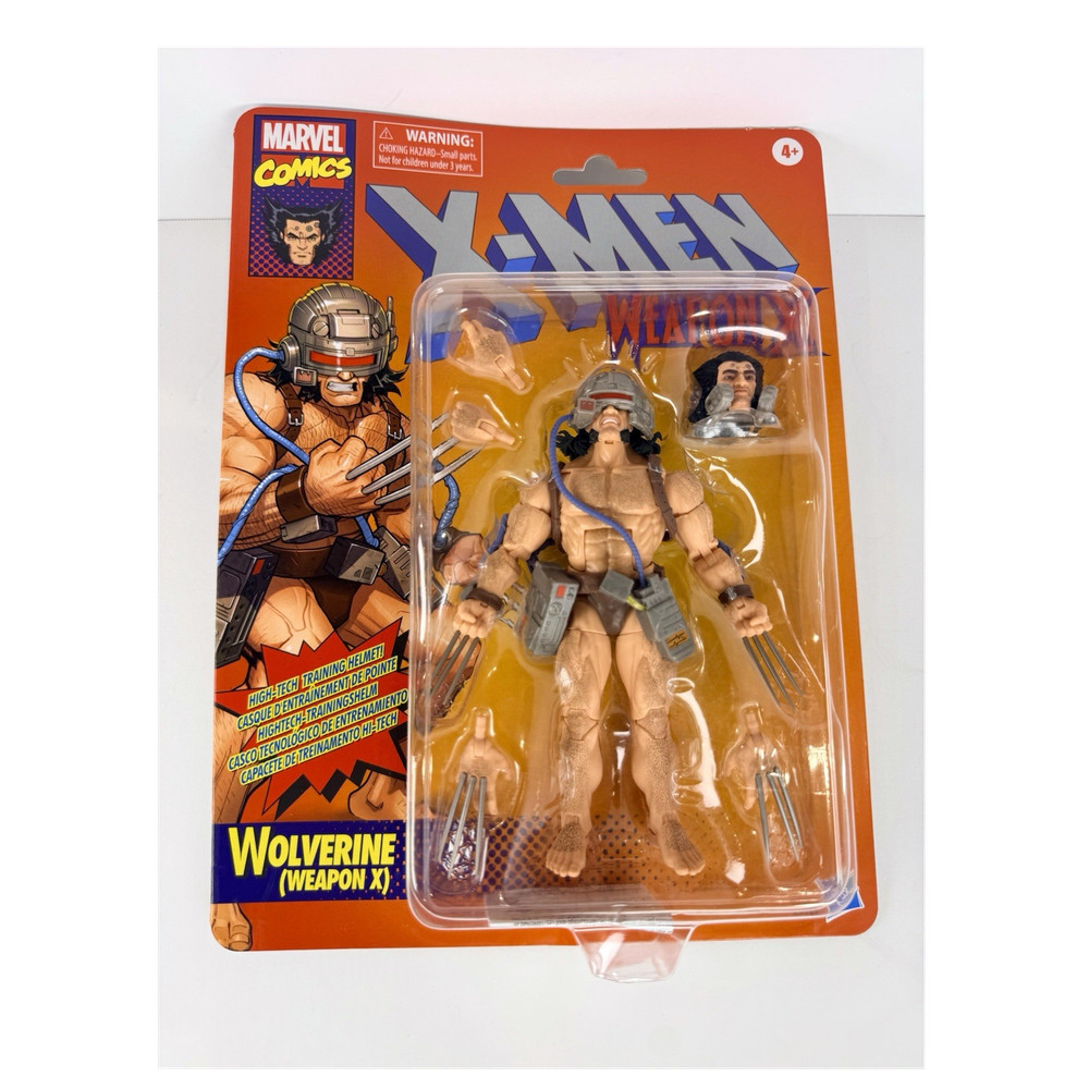 Hasbro X-Men Wolverine Weapon X Action Figure w/ Helmet & Interchangeable Hands