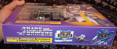 Transformers G1 Decepticon Soundwave Buzzsaw 2018 Walmart Reissue cassette NEW!