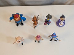 7x RUDOLPH & The Island of Misfit Toys Figures, 2002 & 2003 Playing Mantis
