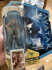 Col. Miles Quaritch Avatar action figure NIB Level 1 Webcam i-Tag NIP Mattel