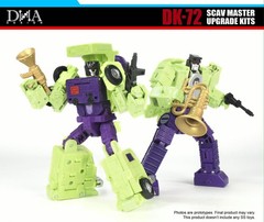 DNA DK-72 Upgrade Kit For SS86 Devastator Scavenger Mixmaster WITH BONUS