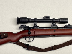 DID WWII Wood Metal Sniper Rifle B 1/6 Action Figure Toys