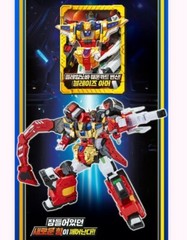 Express] Metal Cardbot S Season2 Flame Nove Flamenova Transformer Robot Fire Car