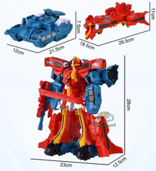 Tobot V Galaxy Detectives Invincible Transforming Combined Robot Figure Toy