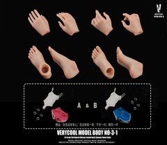 VERYCOOL MODEL 1/6 Scale Silicone Female Body No.3 Curvy VCD-03-1 In Stock