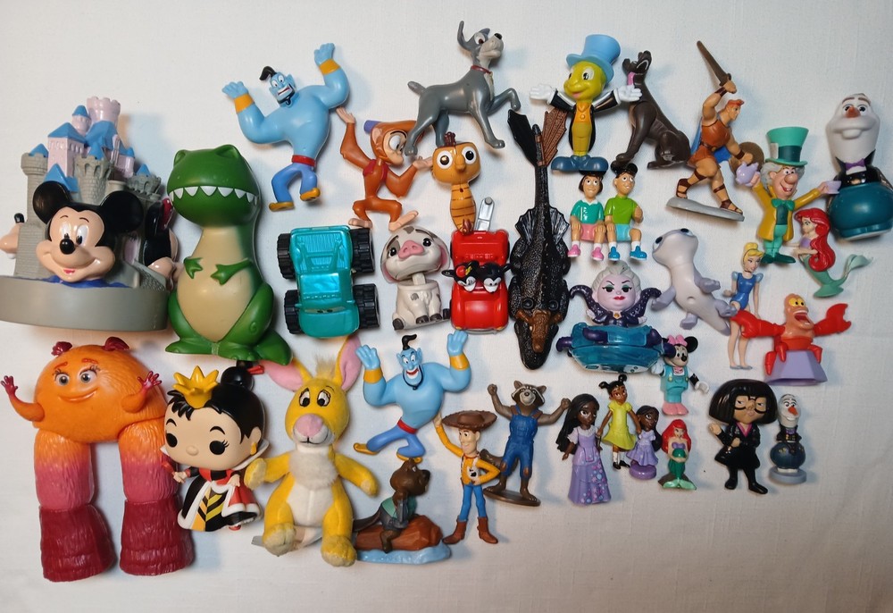Large Lot Of Disney Small Toy Lot Toy Story/monsters Inc. Al ittle Of Everything