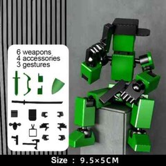 3d Printed Robot Toy Articulated Movable Action Figure Shapeshift dummy toys Kit