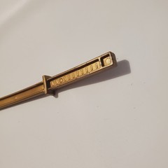 Vtg Mighty Morphin Power Rangers Deluxe Ninjor SWORD Gold Ninja Weapon Part MMPR